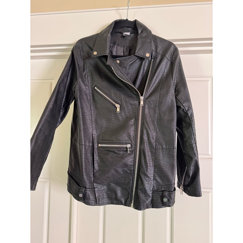 DIVIDED by H&M Faux Leather Motorcycle Jacket